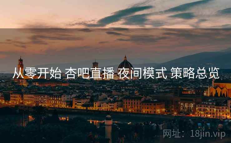 从零开始 杏吧直播 夜间模式 策略总览