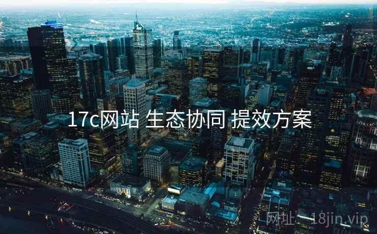 17c网站 生态协同 提效方案