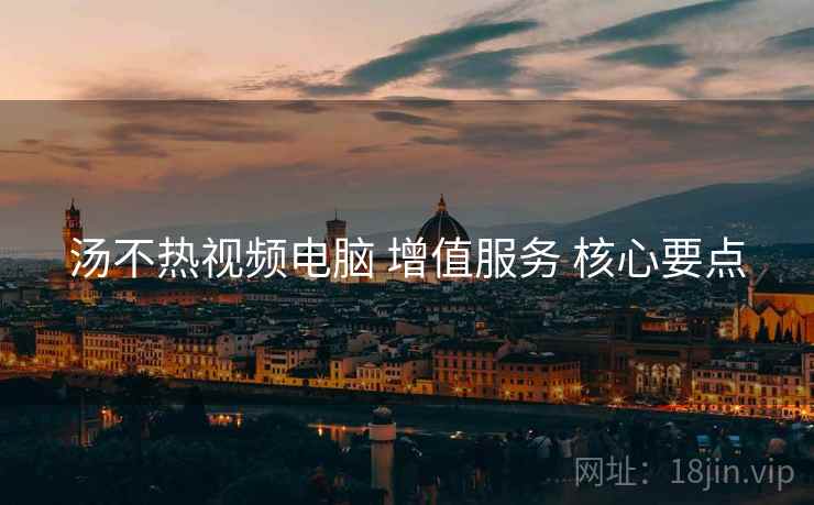 汤不热视频电脑 增值服务 核心要点